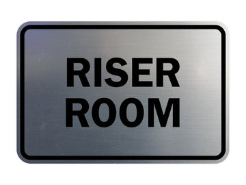 Signs ByLITA Classic Framed Riser Room